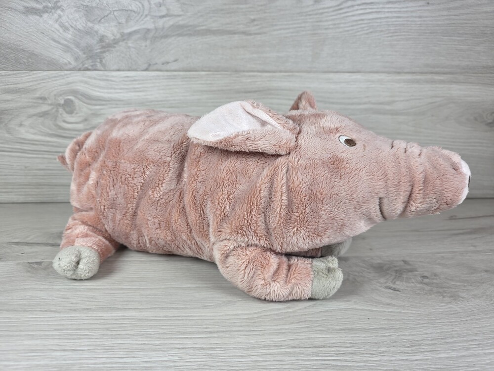 Ikea Knorrig Plush Pig Light Pink 14" Vietnam Farm Barnyard Animal SU59